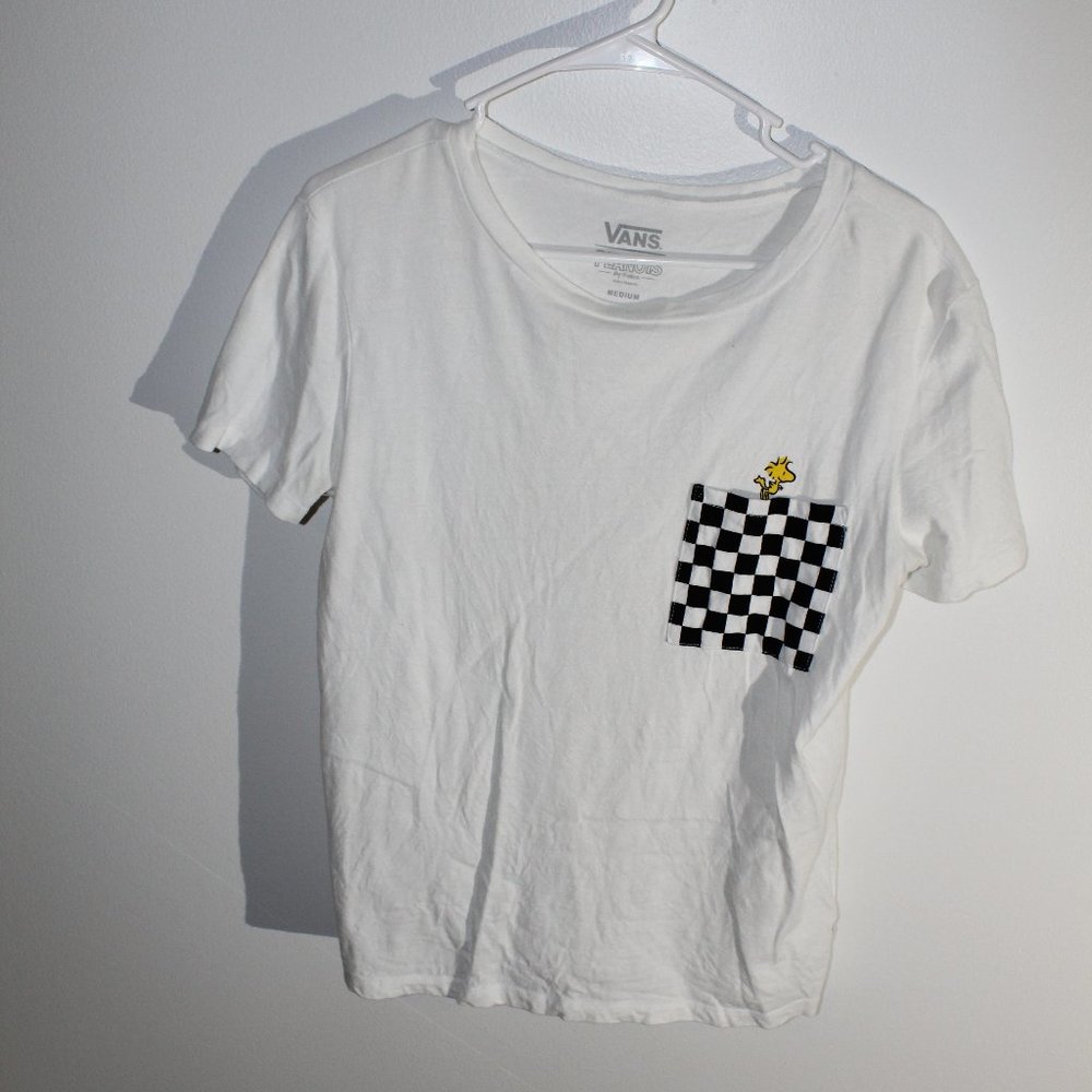 Vans Peanuts White Short Sleeve Teeshirt